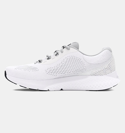 UNDER ARMOUR 3026988 CHARGED ROGUE 4 L/UP SNEAKER-WHITE