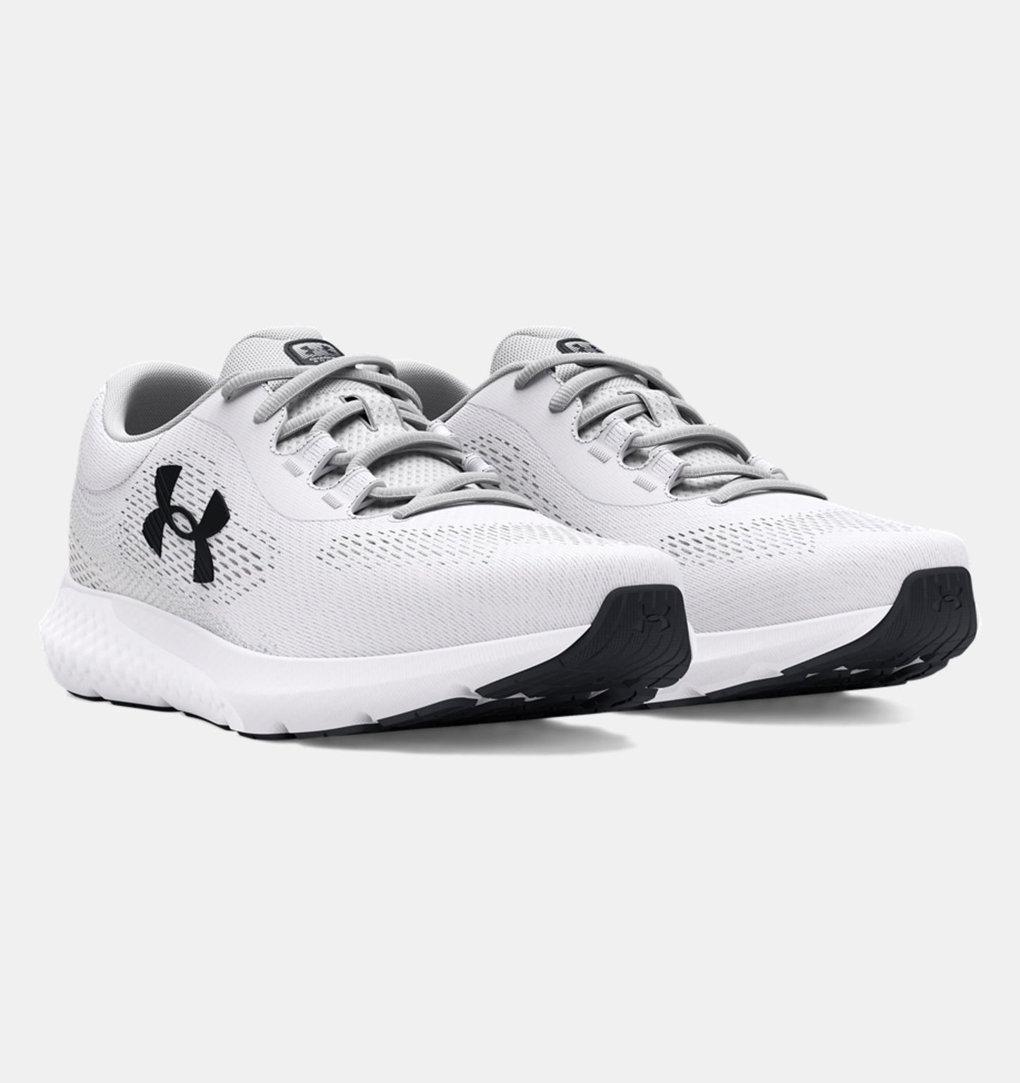 UNDER ARMOUR 3026988 CHARGED ROGUE 4 L/UP SNEAKER-WHITE