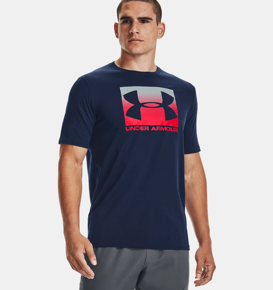 UNDER ARMOUR 1329581 UA BOXED SPORTSTYLE S/S TEE-NAVY