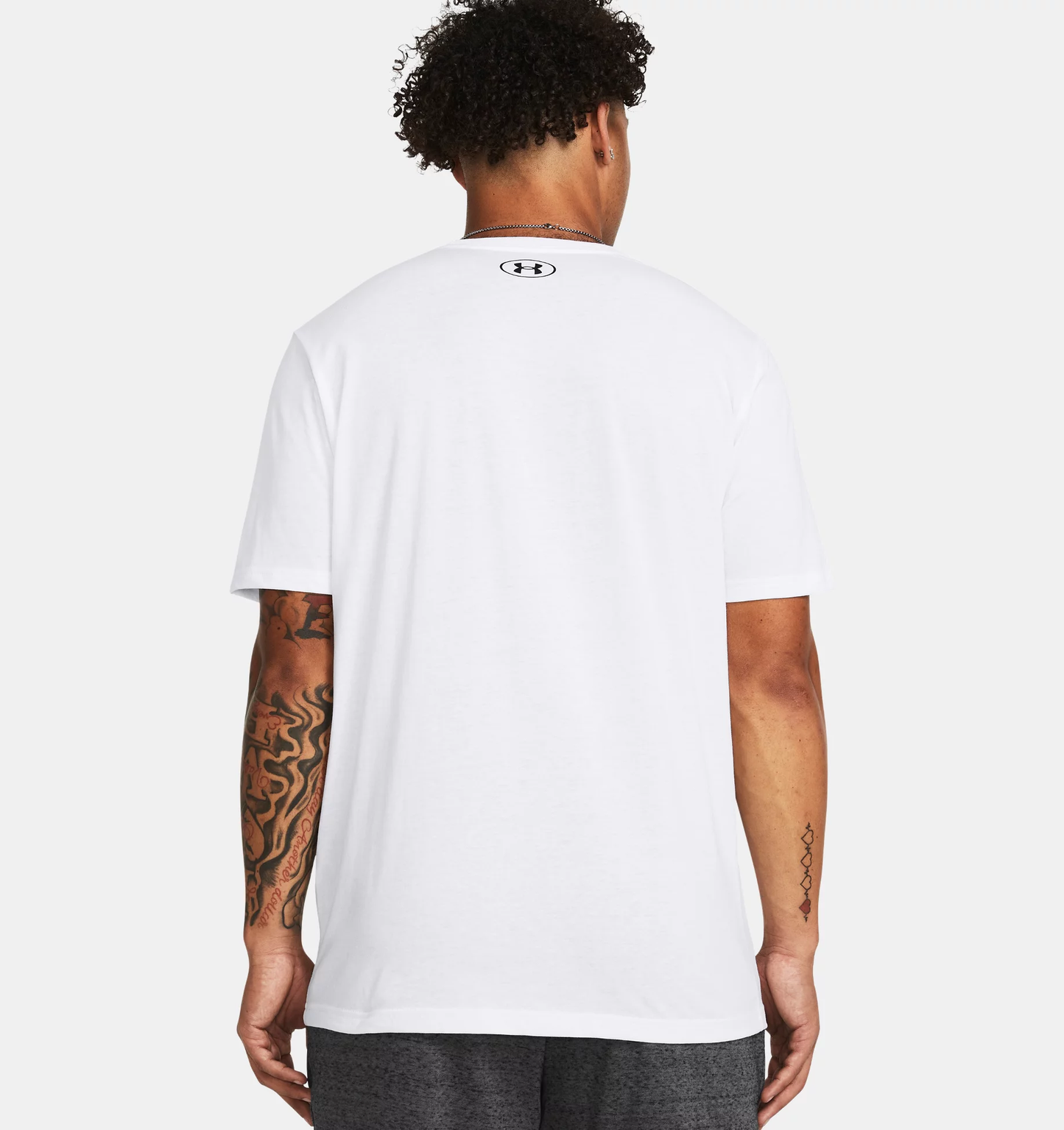 UNDER ARMOUR 1382911 UA SPORTSTYLE LOGO UPDATE S/S TEE-WHITE