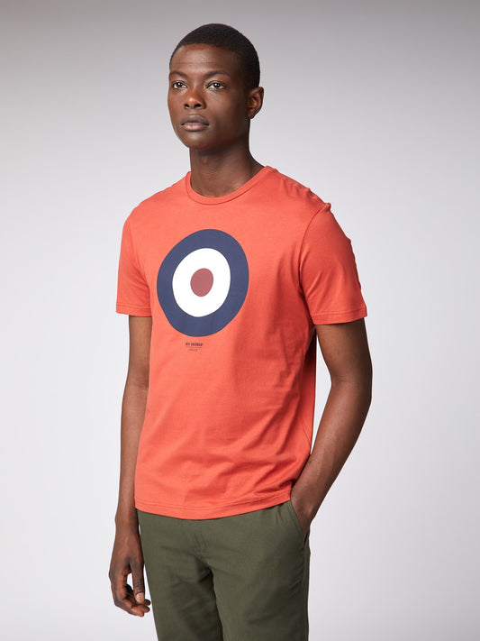 BEN SHERMAN 47812 TARGET S/S TEE-RUST