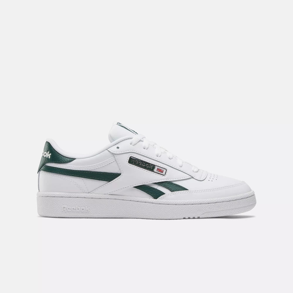 REEBOK 100201198 CLUB C REVENGE L/UP SNEAKER-WHT/GRN