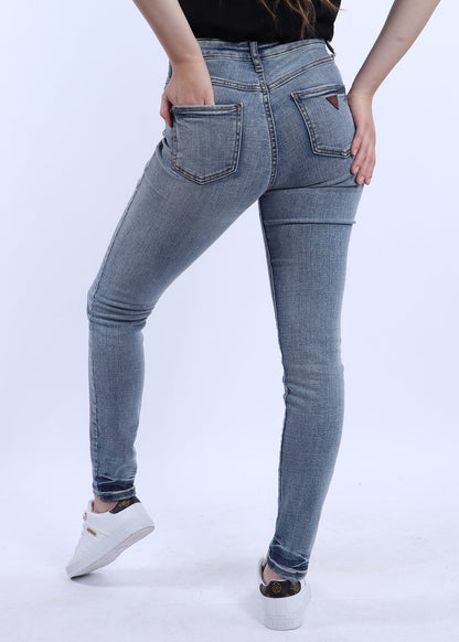 GUESS CB4LANA 1981 SKINNY HIGH RISE JEAN-STONWASH