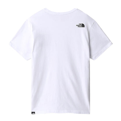 THE NORTH FACE NF00CEQ5 S/S FINE TEE-WHITE