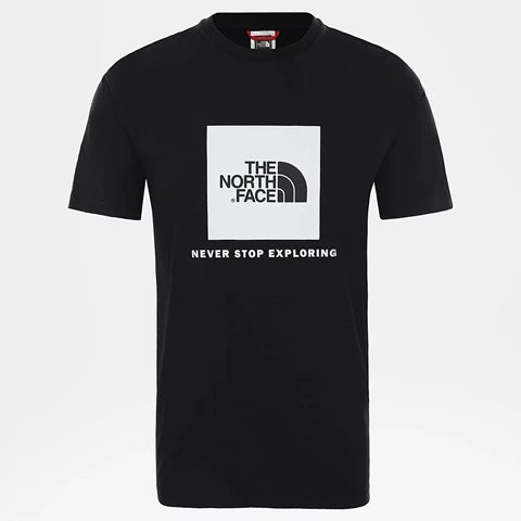 THE NORTH FACE 3BQO S/S RAGLAN REDBOX TEE-BLACK