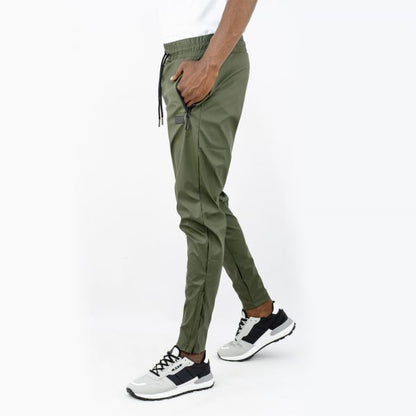 K-STAR 7 M-MOTION TRACK PANT WITH ZIP AT CUFF-OLIVE