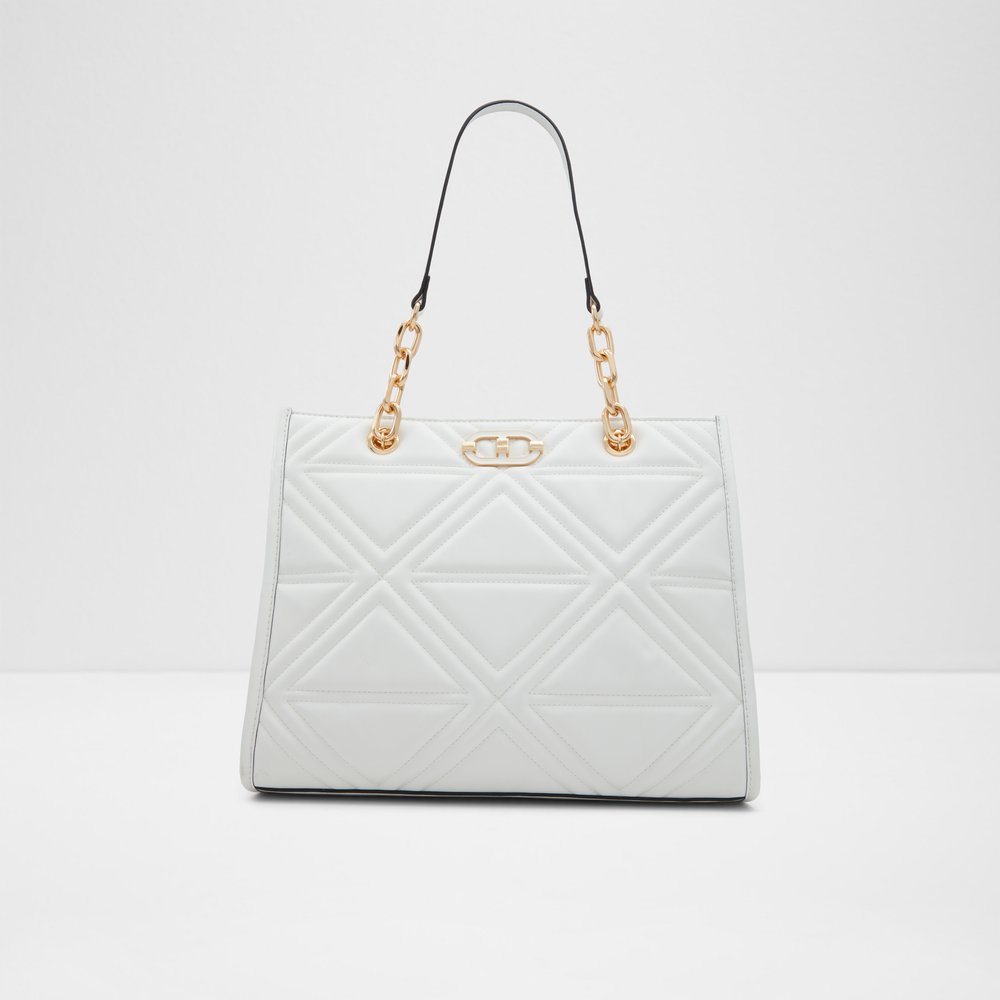 ALDO FERIDER LADIES HANDBAG-100 WHITE