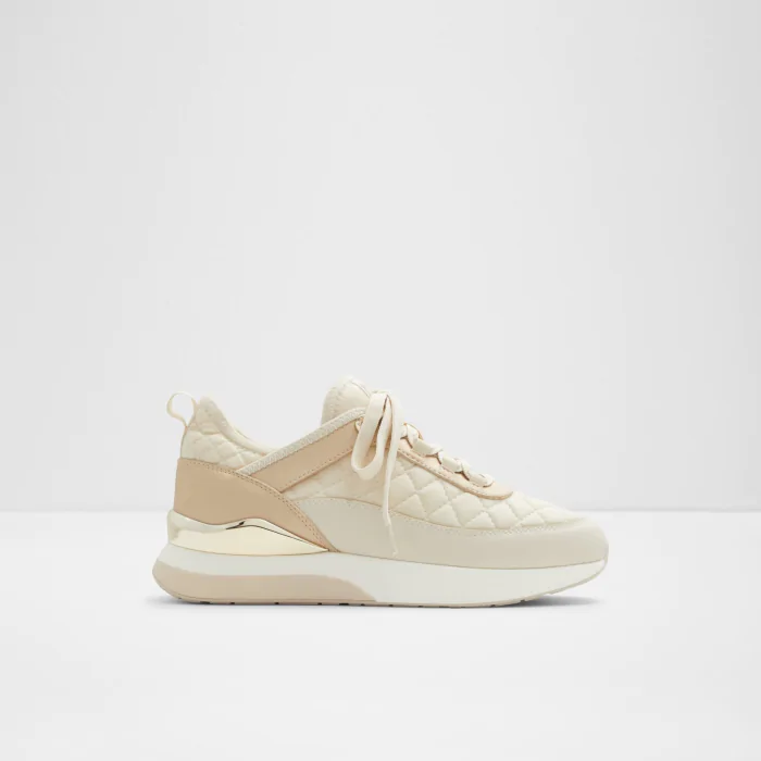 ALDO QUILTYN LADIES SNEAKER-109 OPEN NATURAL