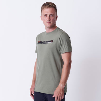 SALOMON SML 8566 M-BASE CAMP S/S TEE-GREEN