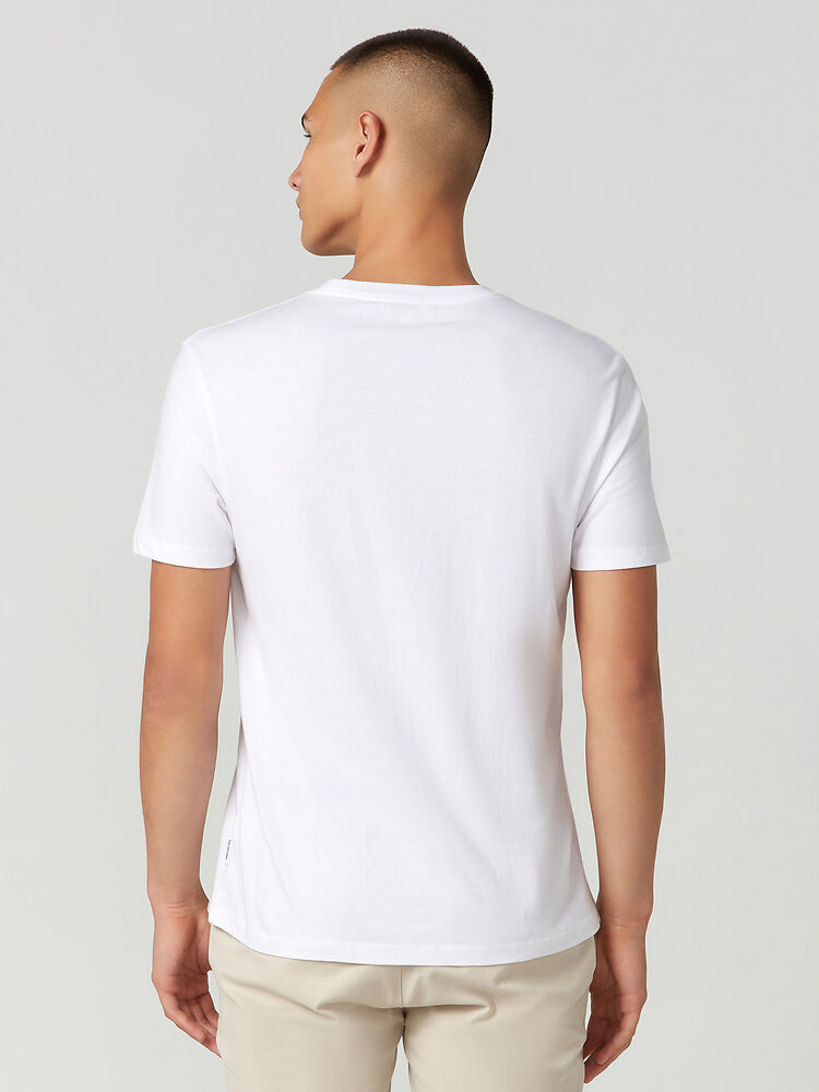 BEN SHERMAN 47812 TARGET S/S TEE-WHITE