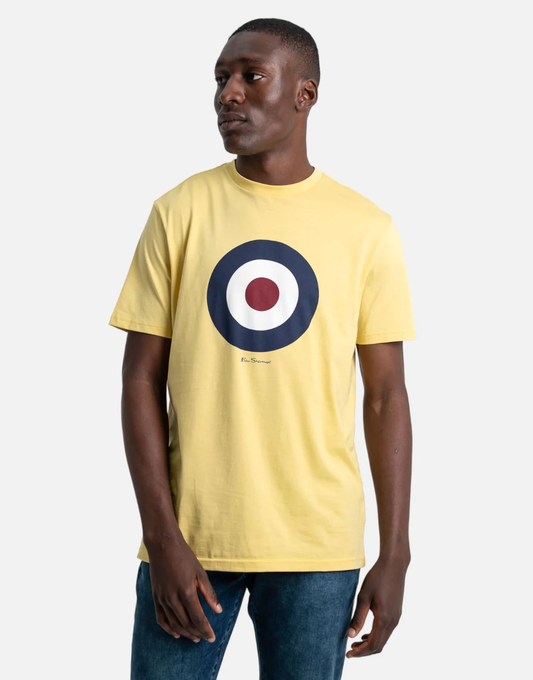 BEN SHERMAN 47812 TARGET S/S TEE-YELLOW