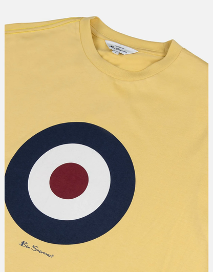 BEN SHERMAN 47812 TARGET S/S TEE-YELLOW