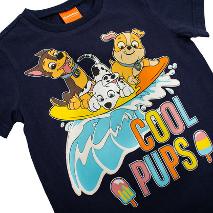 PAW PATROL CCTSSPAW TEE AND SHORTS SET-NVY/BLUE