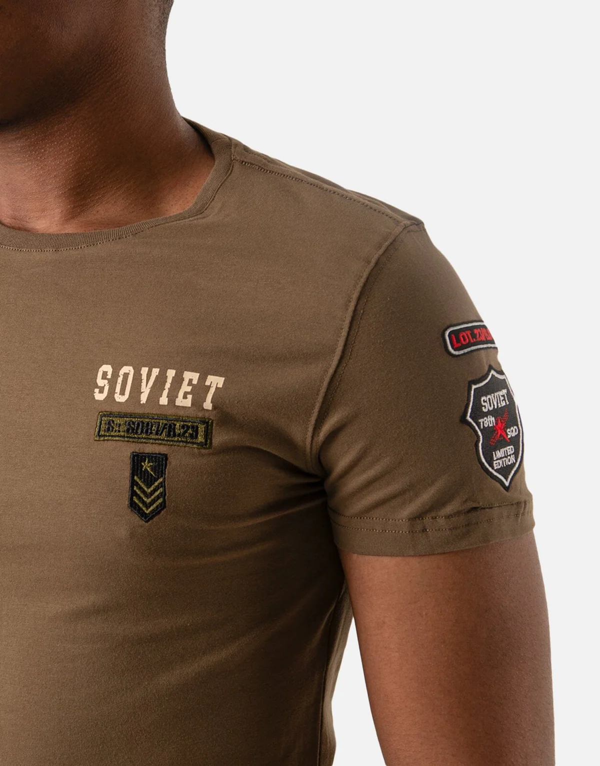 SOVIET SVT 8866 M-OFFICIAL S/S FASHION TEE-OLIVE