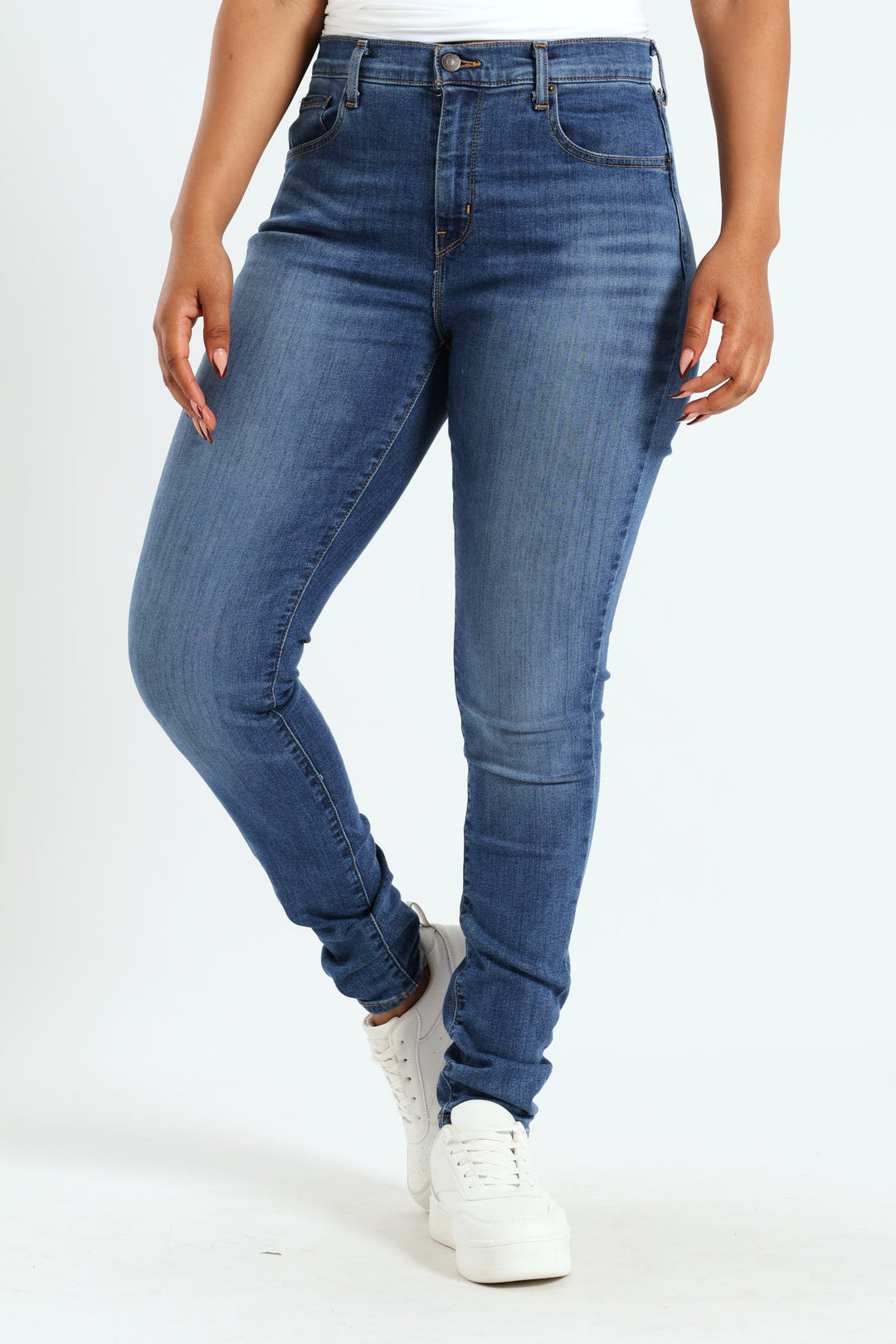 LEVIS A4123-0033 CURVY HIRISE SUPERSKINNY I 'VE GOT THIS-MED WASH