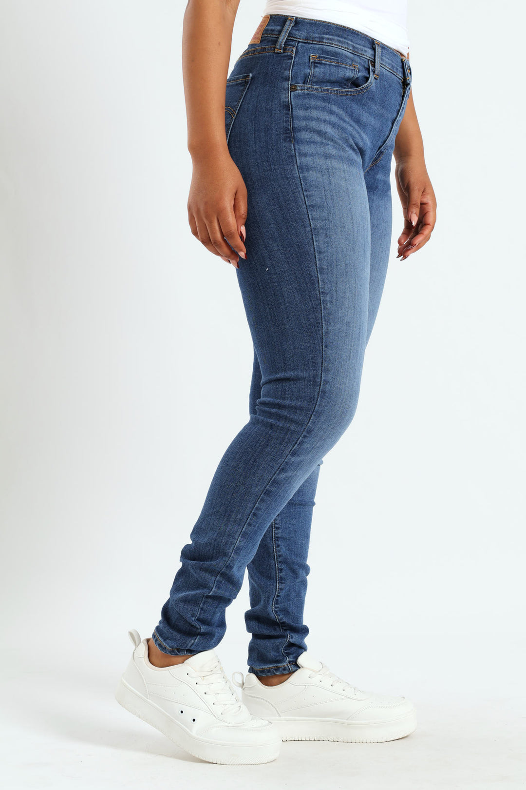 LEVIS A4123-0033 CURVY HIRISE SUPERSKINNY I 'VE GOT THIS-MED WASH