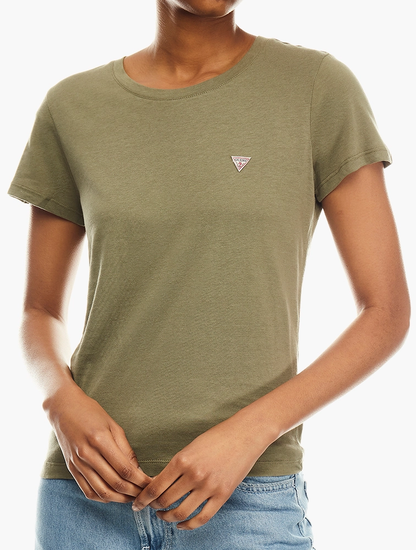 GUESS C64018 SS BABY CREW LOGO TEE-OLIVE