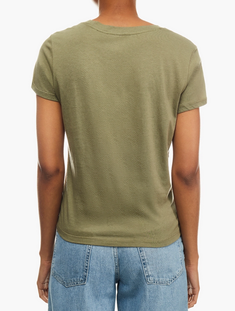 GUESS C64018 SS BABY CREW LOGO TEE-OLIVE