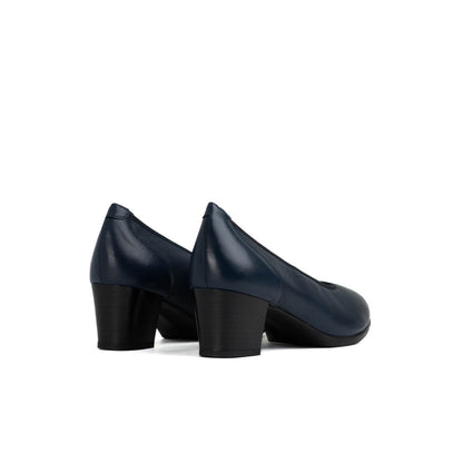 HUSH PUPPIES SHIMMER COURT SHOE-NAVY