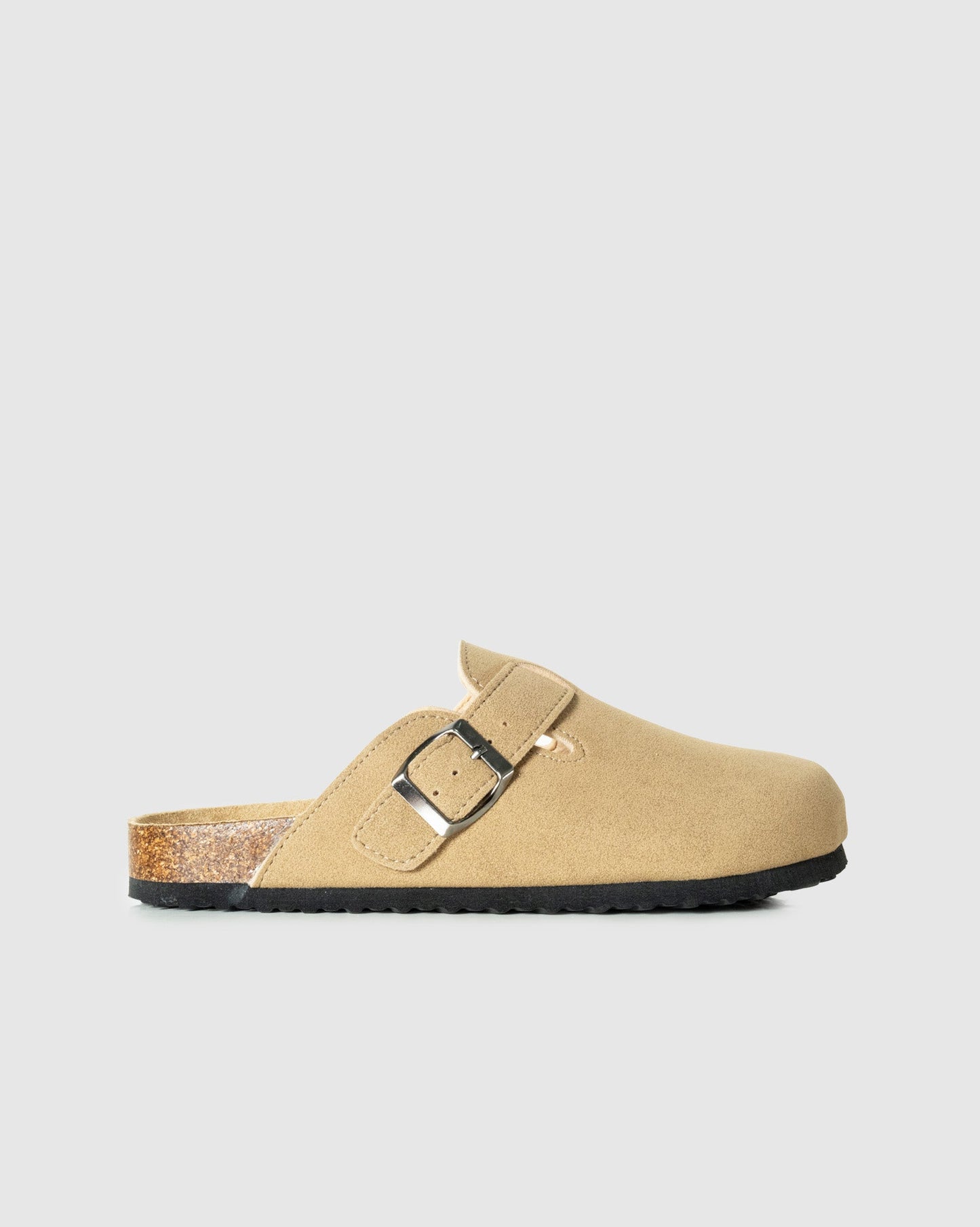 SOVIET L CAITLYN PU SUEDE MULE PUSH IN-KHAKI