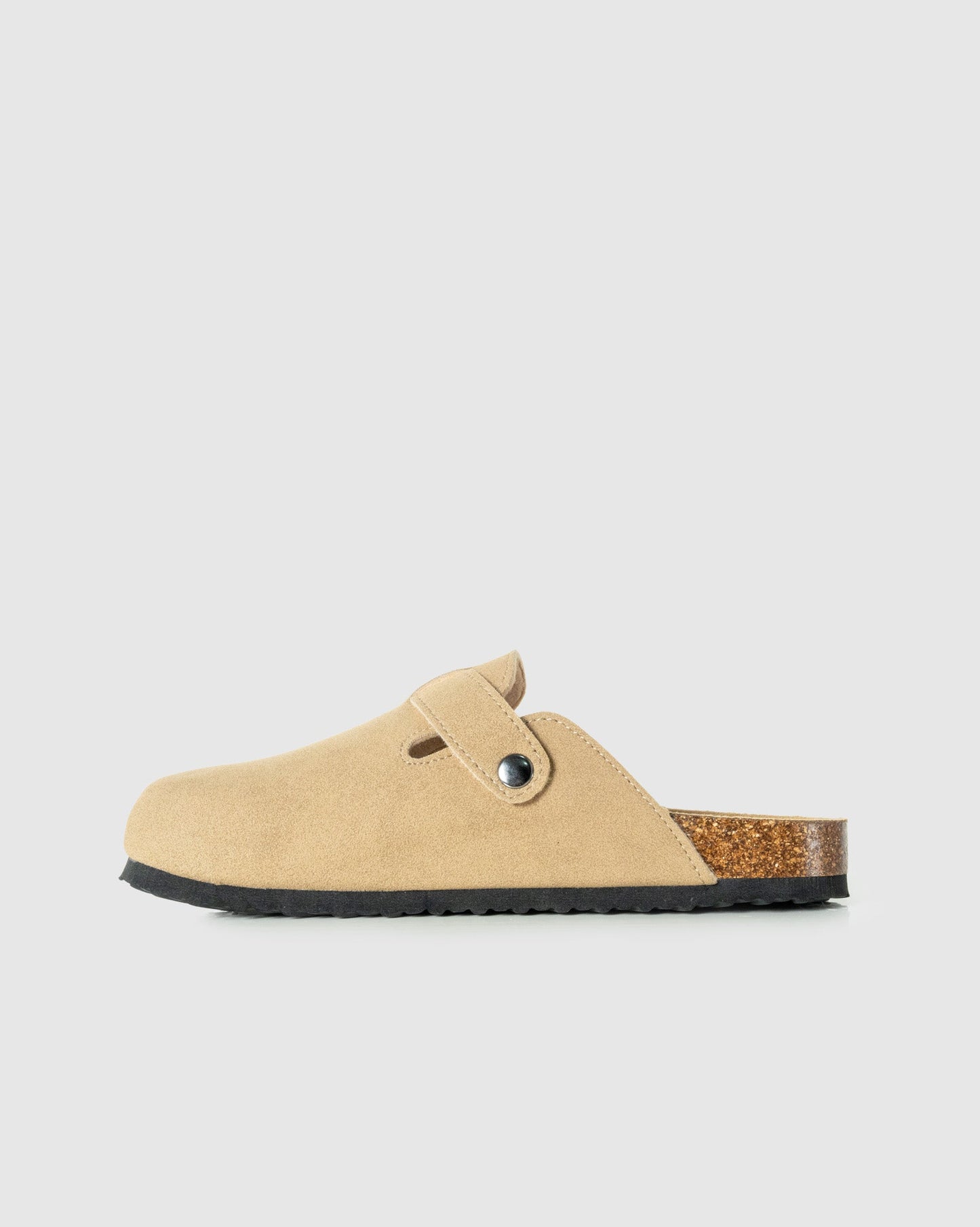 SOVIET L CAITLYN PU SUEDE MULE PUSH IN-KHAKI