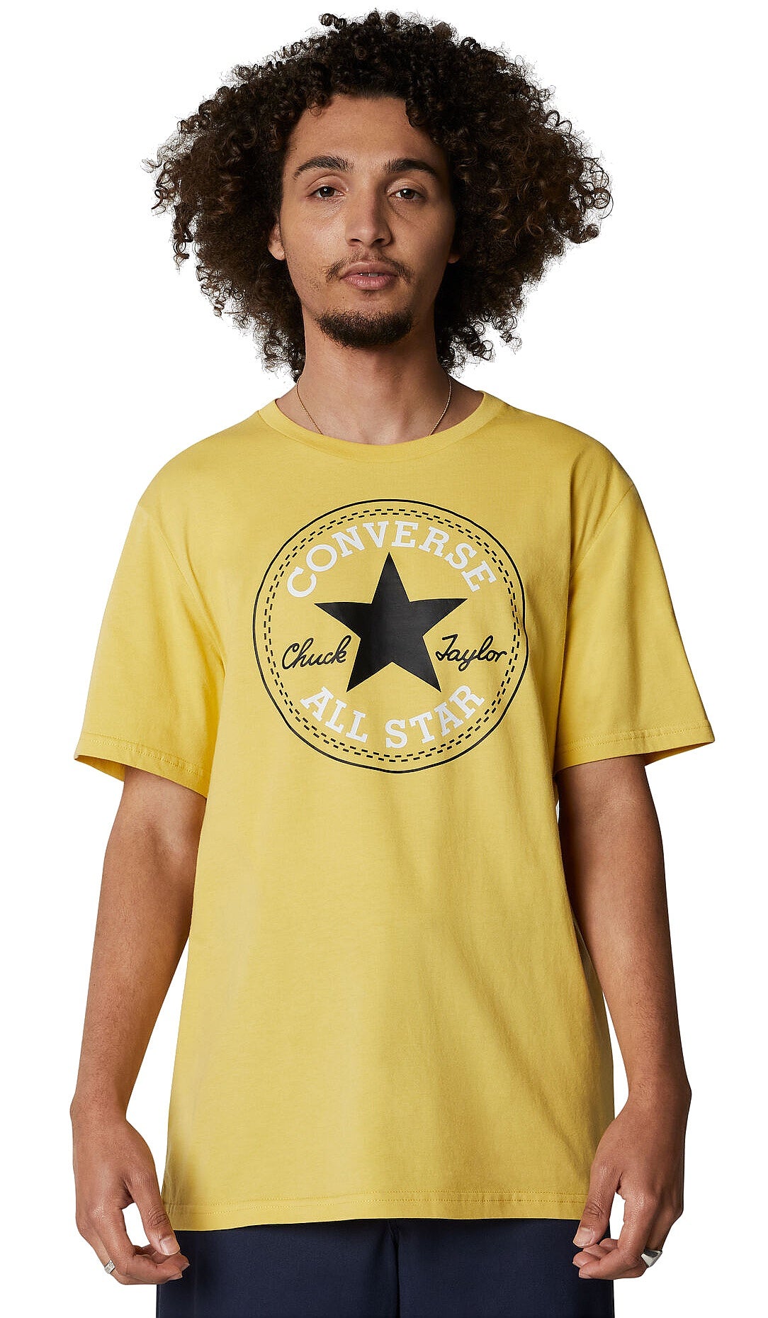 MENS CONVERSE YELLOW CHUCK PATCH TEE(10007887)-YELLOW