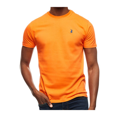 POLO M-LUCAS C/N PLAIN TEE-ORANGE