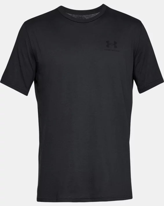 UNDER ARMOUR 1326799 UA M SPORTSTYLE LC S/S TEE-BLACK