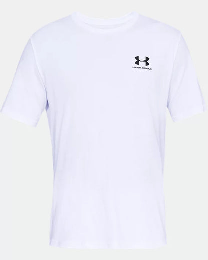 UNDER ARMOUR 1326799 UA M SPORTSTYLE LC S/S TEE-WHITE