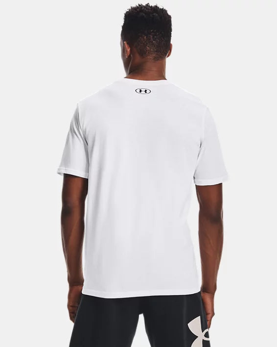 UNDER ARMOUR 1326799 UA M SPORTSTYLE LC S/S TEE-WHITE