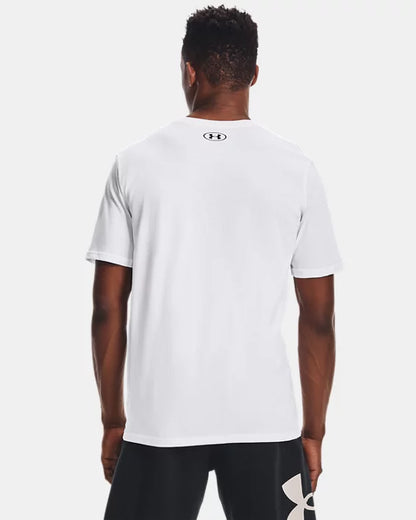 UNDER ARMOUR 1326799 UA M SPORTSTYLE LC S/S TEE-WHITE