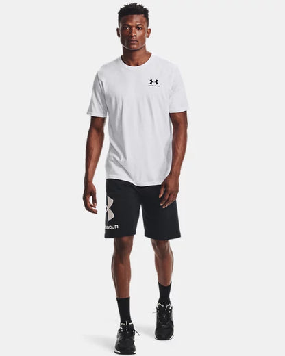 UNDER ARMOUR 1326799 UA M SPORTSTYLE LC S/S TEE-WHITE