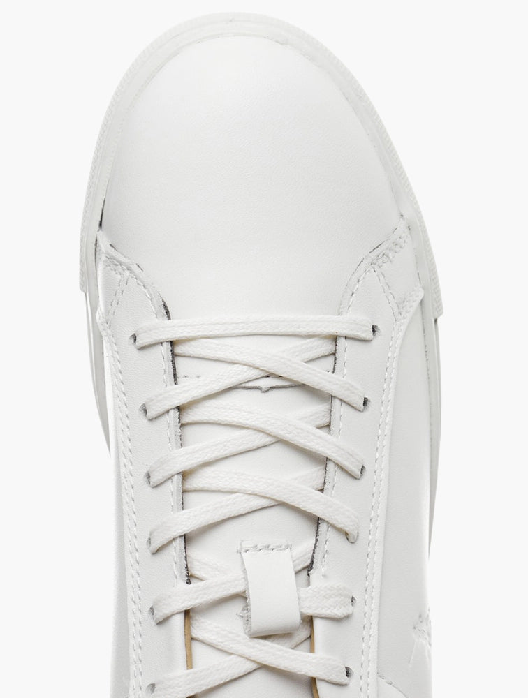 LADIES POLO WHITE CLASSIC LEATHER SNEAKER-WHITE