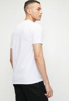 POLO M-ZAYN 0049518 LOGO PRINTED S/S TEE-WHITE