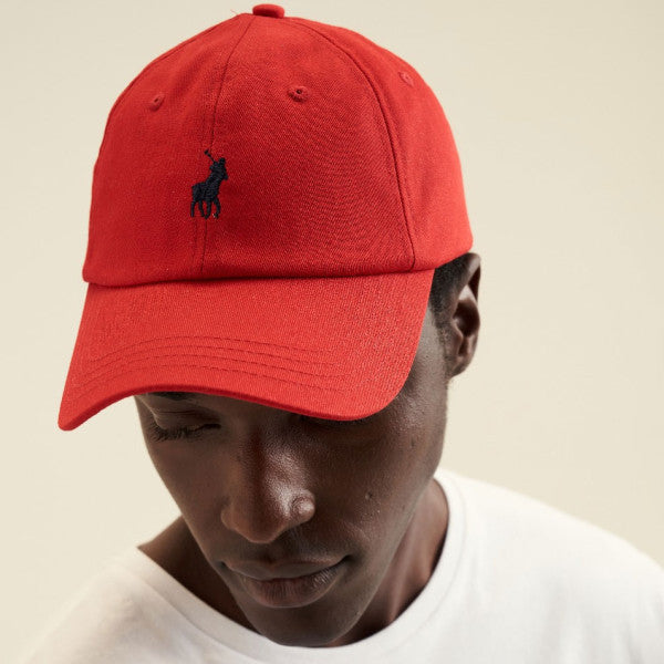 POLO 6 PANEL CLASSIC PEAK CAP-RED