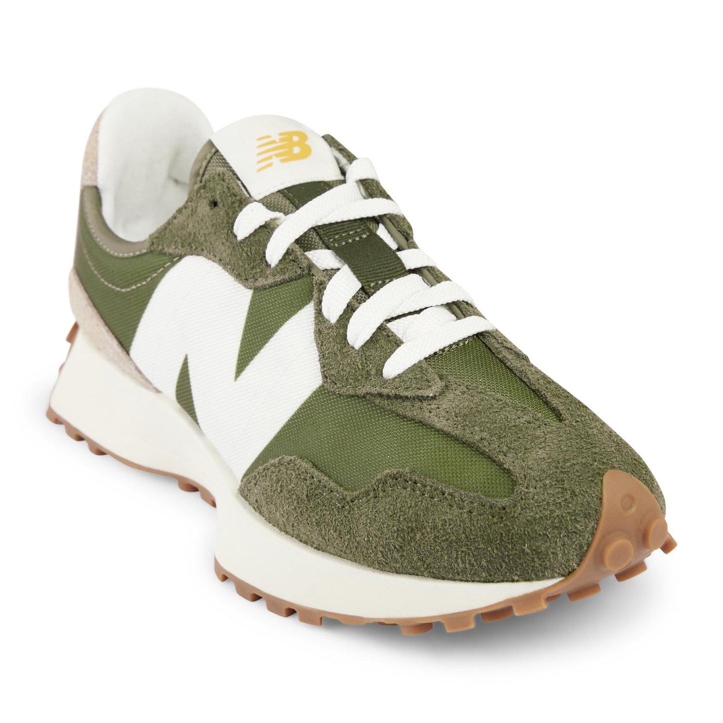 NEW BALANCE MS327UG L/UP SNEAKER-OLIVE