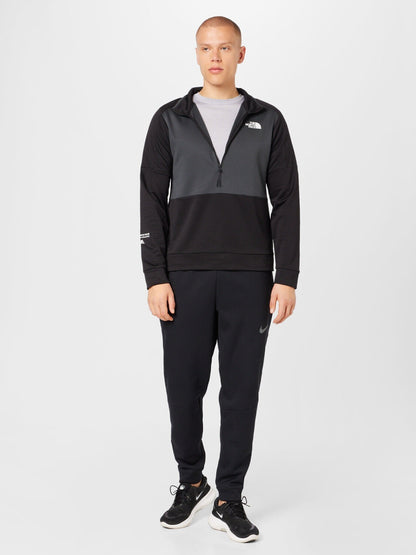 THE NORTH FACE NF0A8247 HALF ZIP SWEATER-GREY | BLK
