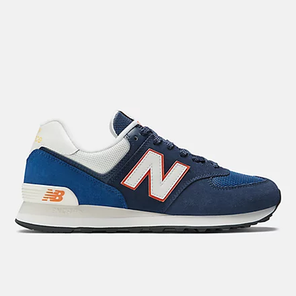 NEW BALANCE U574 L/UP SNEAKER-NVY/BLUE