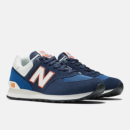 NEW BALANCE U574 L/UP SNEAKER-NVY/BLUE