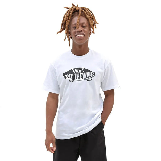 VANS VN00004X OTW CLASSIC FRONT S/S TEE-WHT | BLK