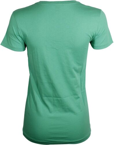 LADIES POLO KELLY V-NECK STRETCH S/S TEE -GREEN