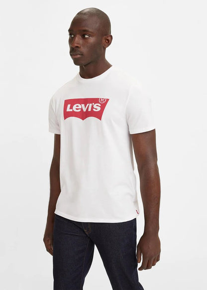 LEVIS 17783-0138 S/S GRAPHIC SET-IN NECK TEE-WHITE