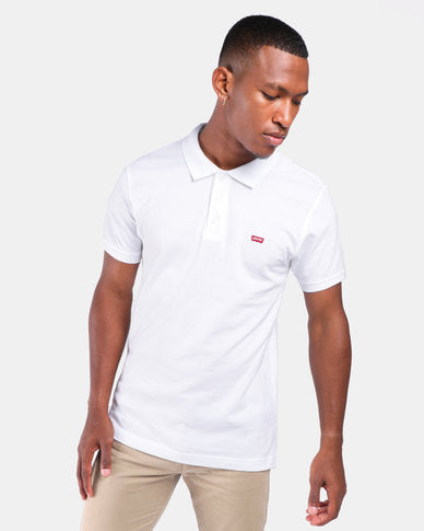 LEVIS 32856-0000 AMA HOUSEMARK POLO GOLFER-WHITE