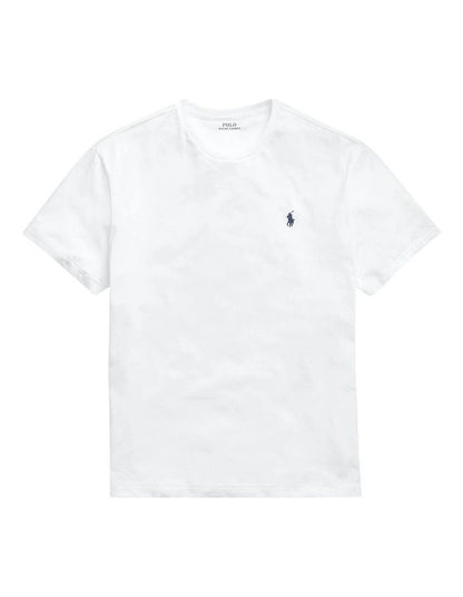 POLO C/NECK S/S TEE-WHITE