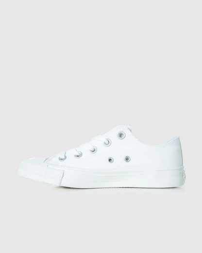 SOVIET VIPER M LO CANVAS  L/UP SHOE-WHITE MONO