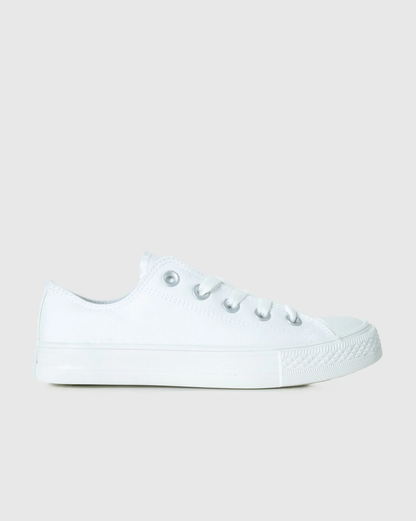 SOVIET VIPER M LO CANVAS  L/UP SHOE-WHITE MONO